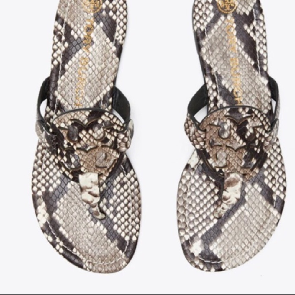 NWT~TORY BURCH~Miller Embossed Sandals